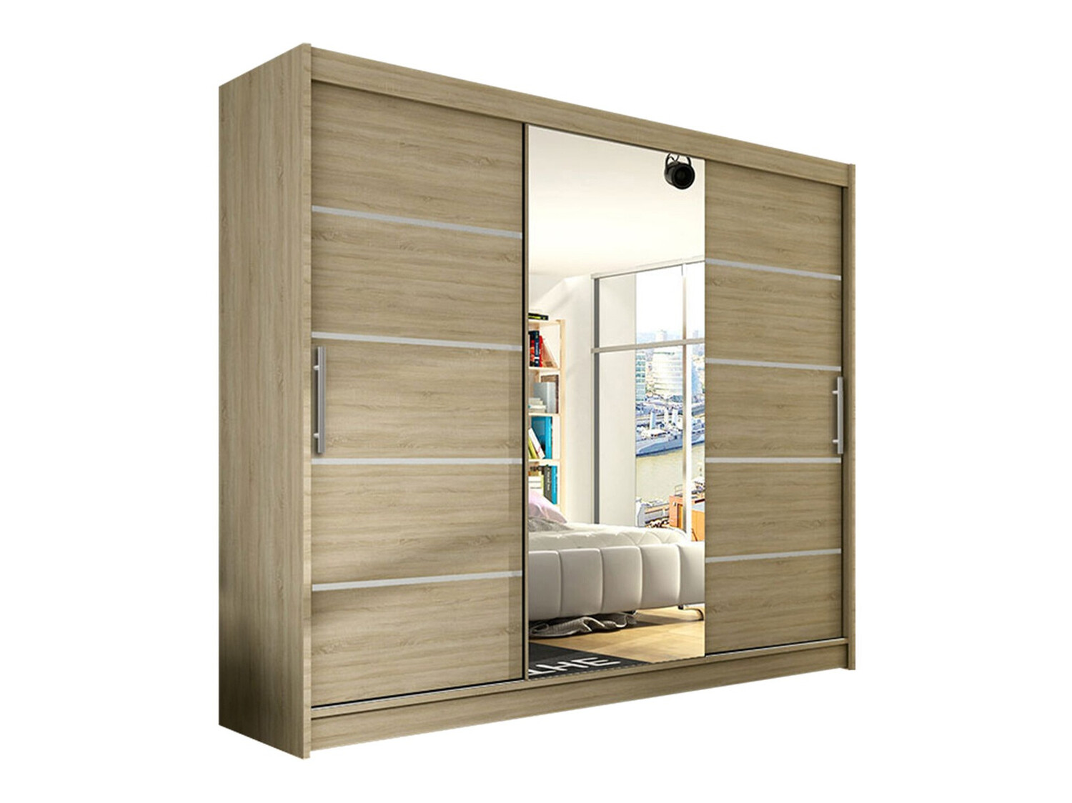 Riidekapp Closico 131 (Sonoma tamm)