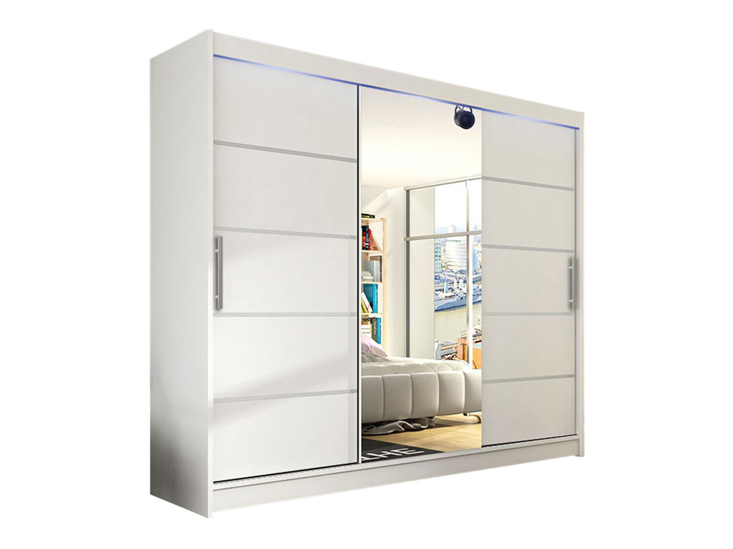 Riidekapp Closico 131 (Valge)