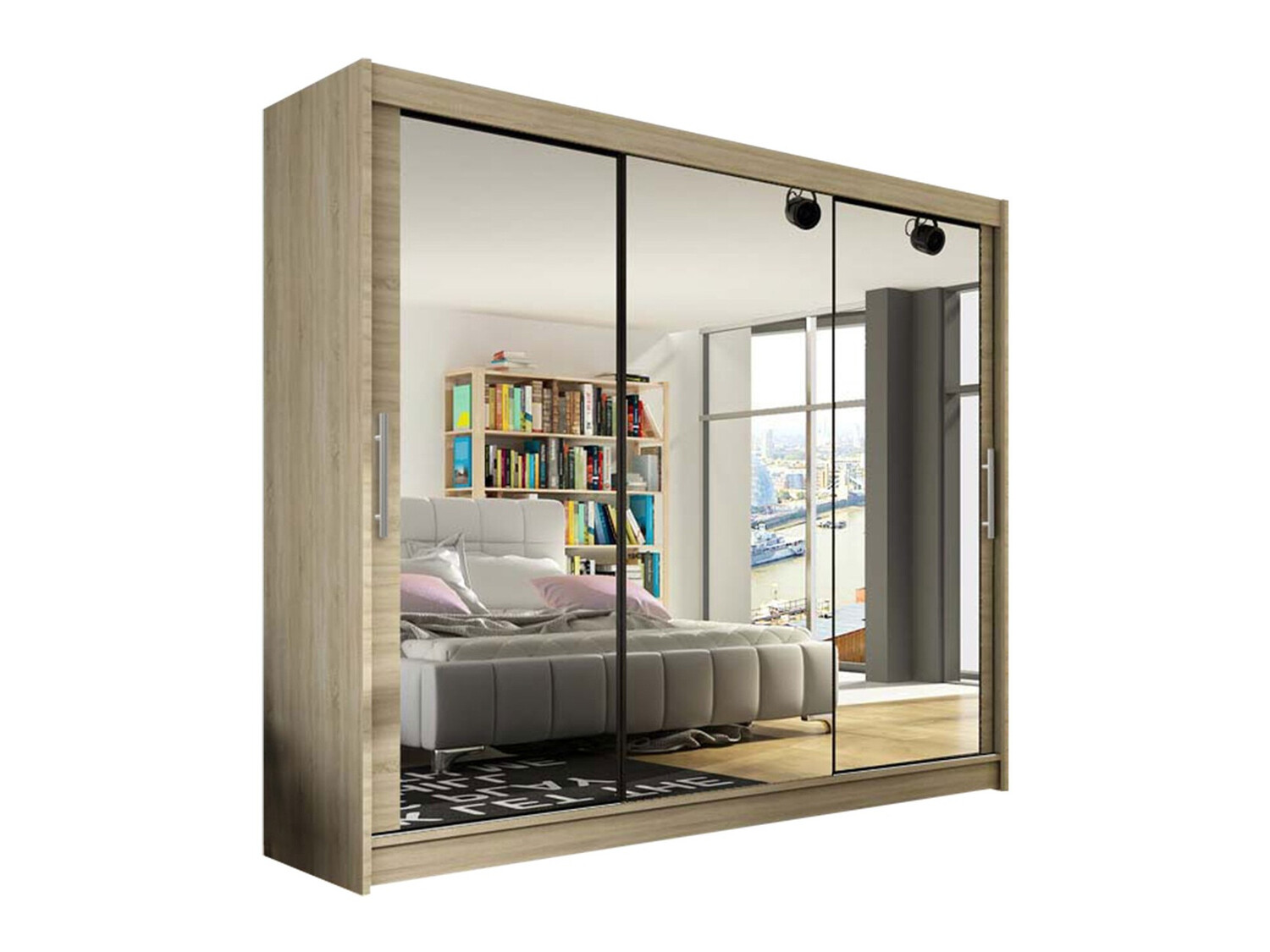 Riidekapp Closico 119 (Sonoma tamm)