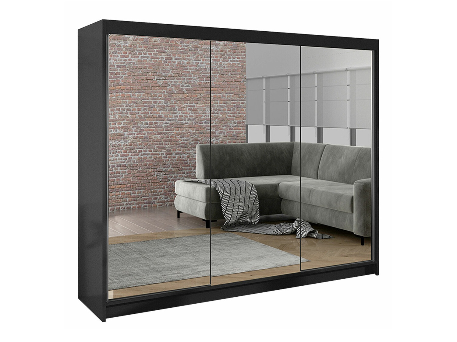 Riidekapp Closico 160 (Must)