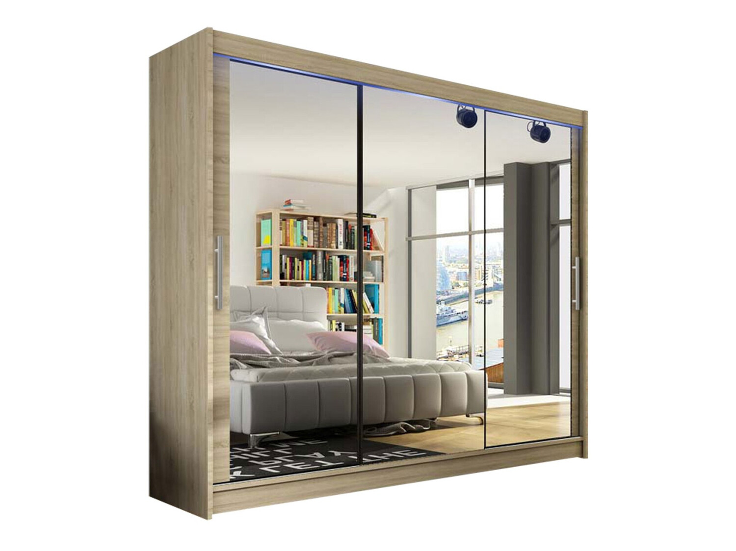 Riidekapp Closico Ordo III (Sonoma tamm)