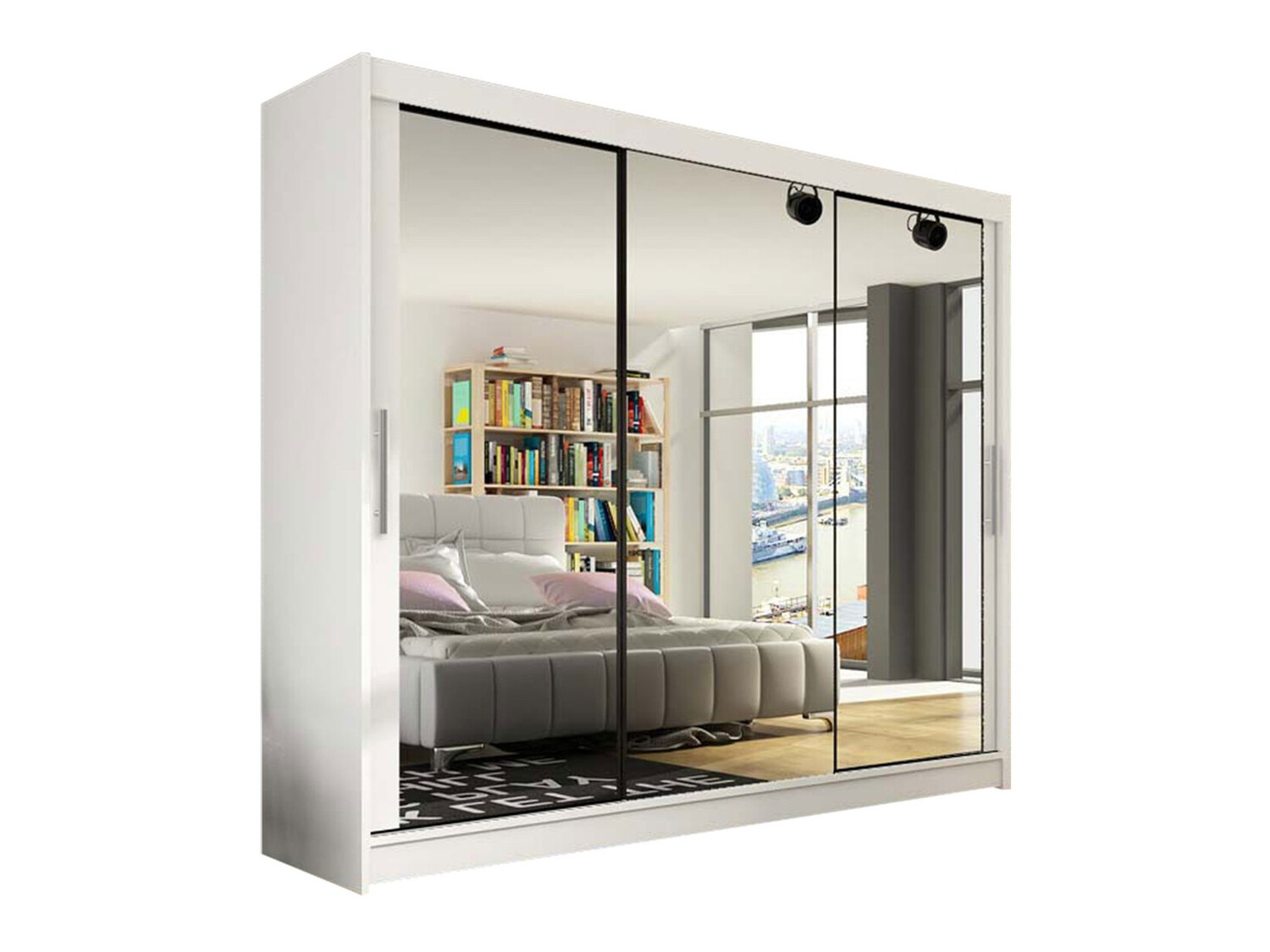 Riidekapp Closico Ordo III (Valge)