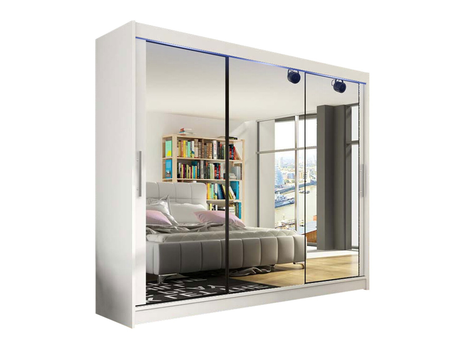 Riidekapp Closico Ordo III (Valge)