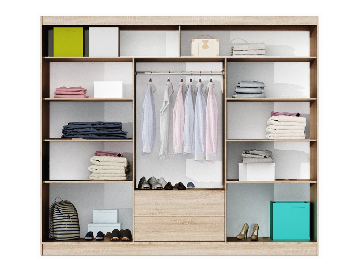 Riidekapp Honolulu 119 (Sonoma tamm)