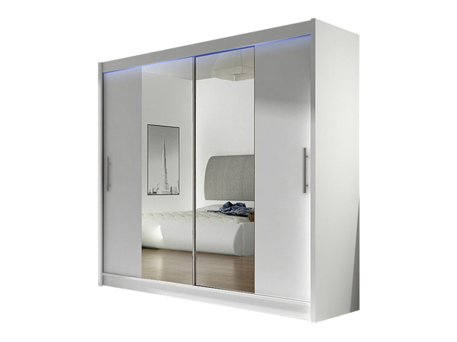 Riidekapp Closico 123 (Valge)