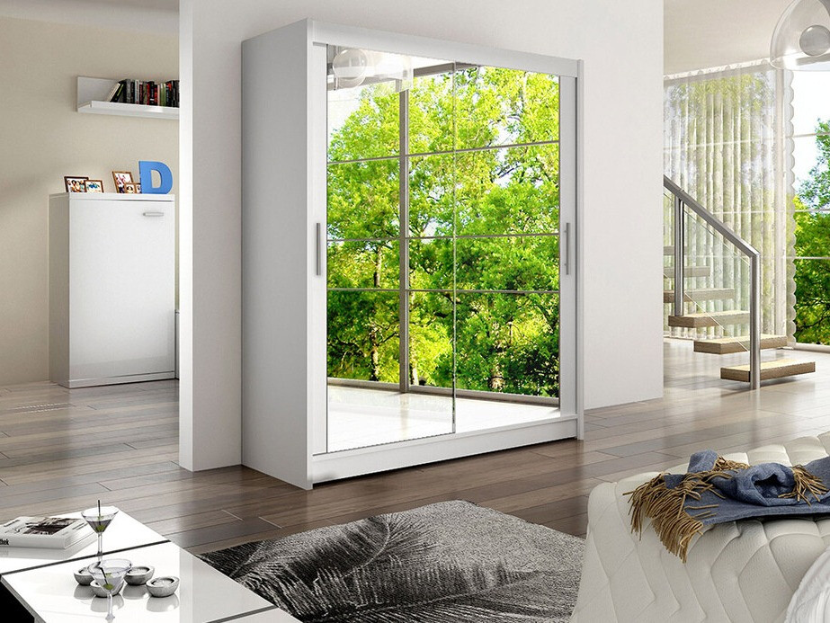 Riidekapp Closico 127 (Valge)