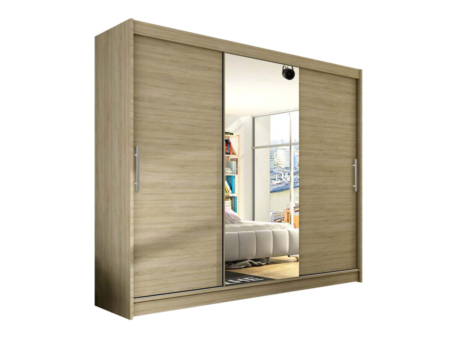 Riidekapp Closico 122 (Sonoma tamm)