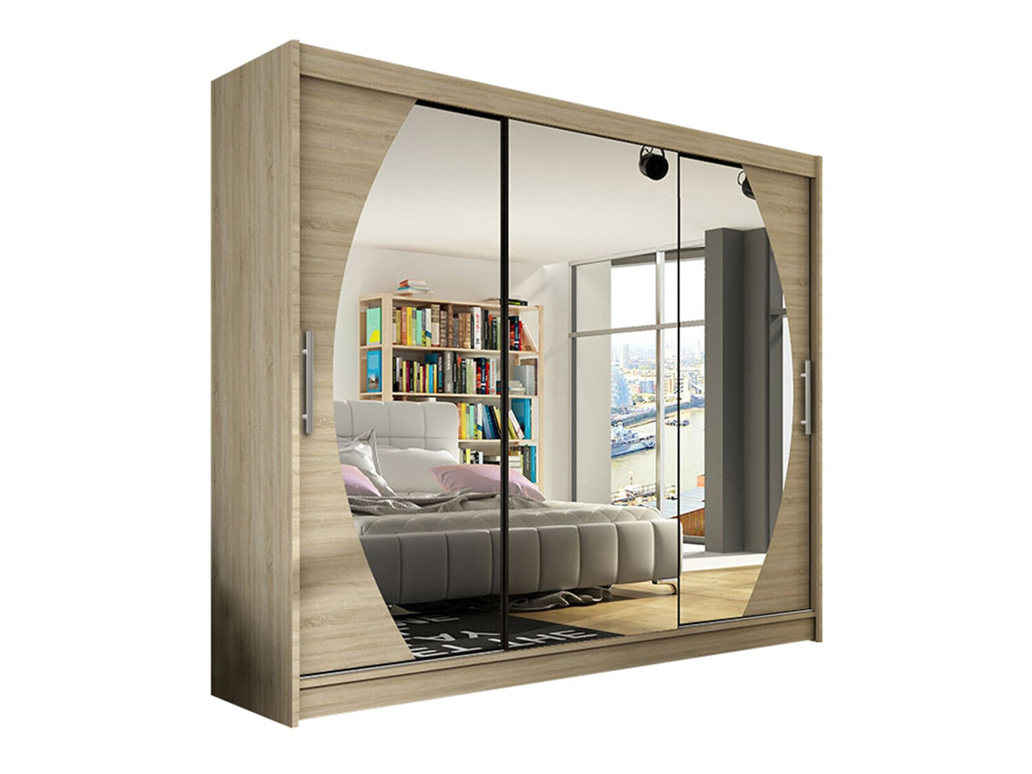 Riidekapp Closico 130 (Sonoma tamm)