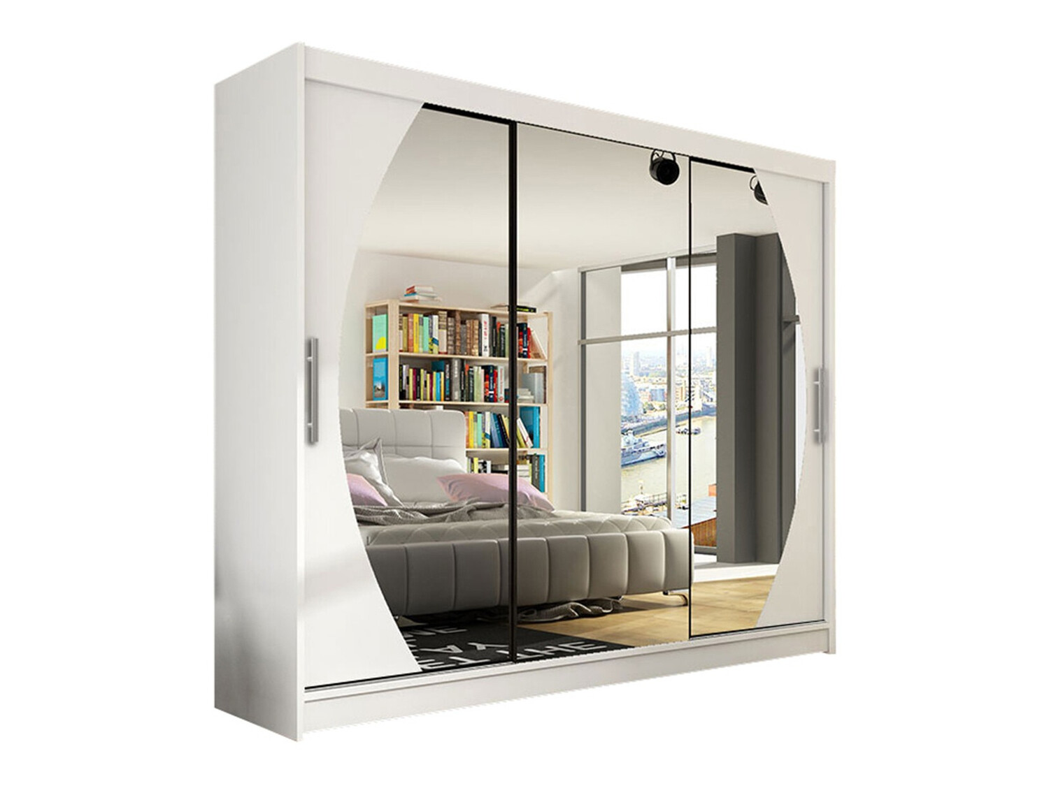 Riidekapp Closico 130 (Valge)