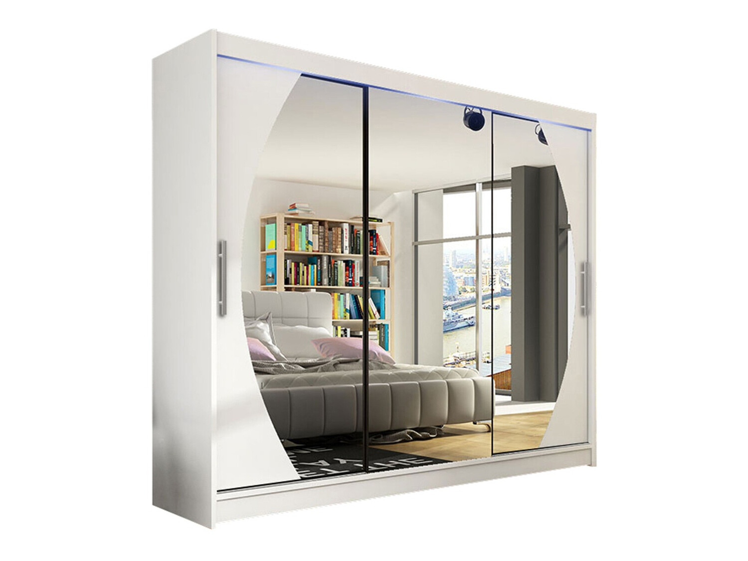 Riidekapp Closico 130 (Valge)