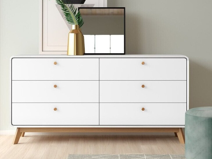 Kummut Elbtena 101 (Valge + Tamm)