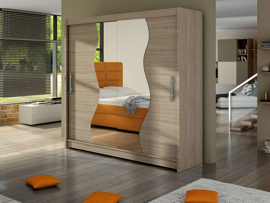 Riidekapp Closico 126 (Sonoma tamm)