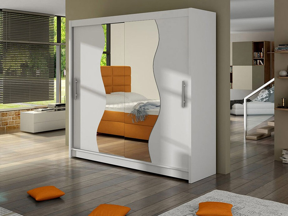 Riidekapp Closico 126 (Valge)