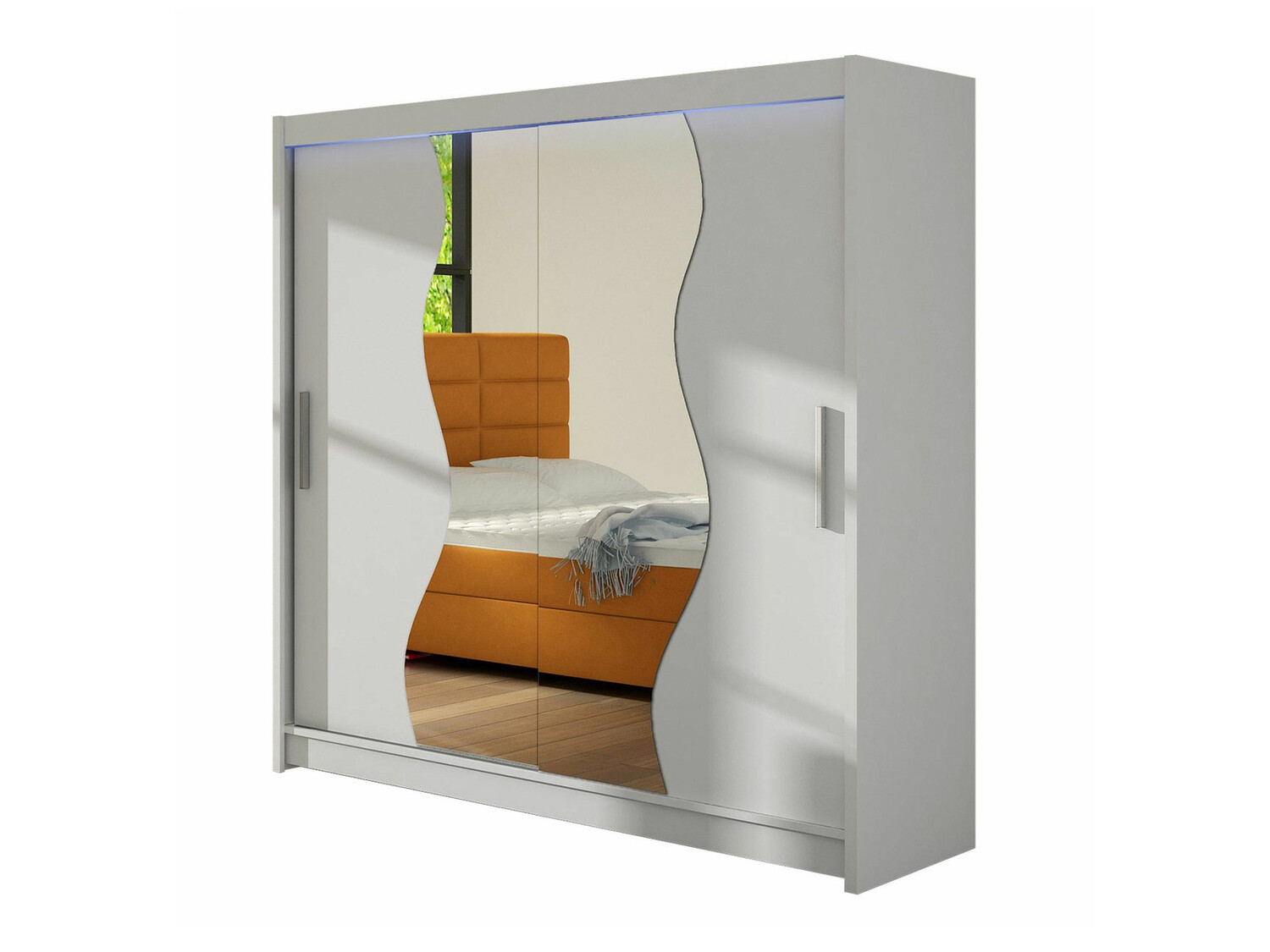 Riidekapp Closico 126 (Valge)