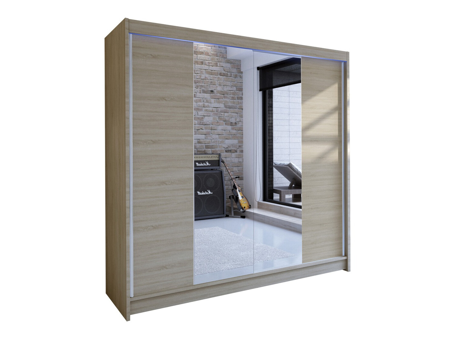 Riidekapp Closico Cavaris II (Sonoma tamm)