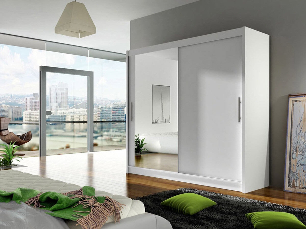 Riidekapp Closico 107 (Valge)