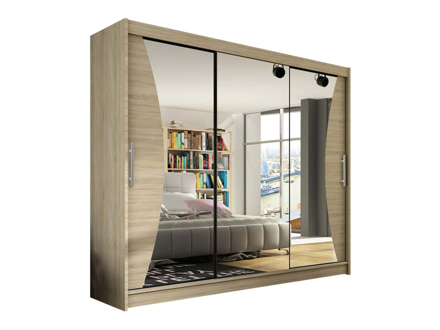 Riidekapp Closico 120 (Sonoma tamm)