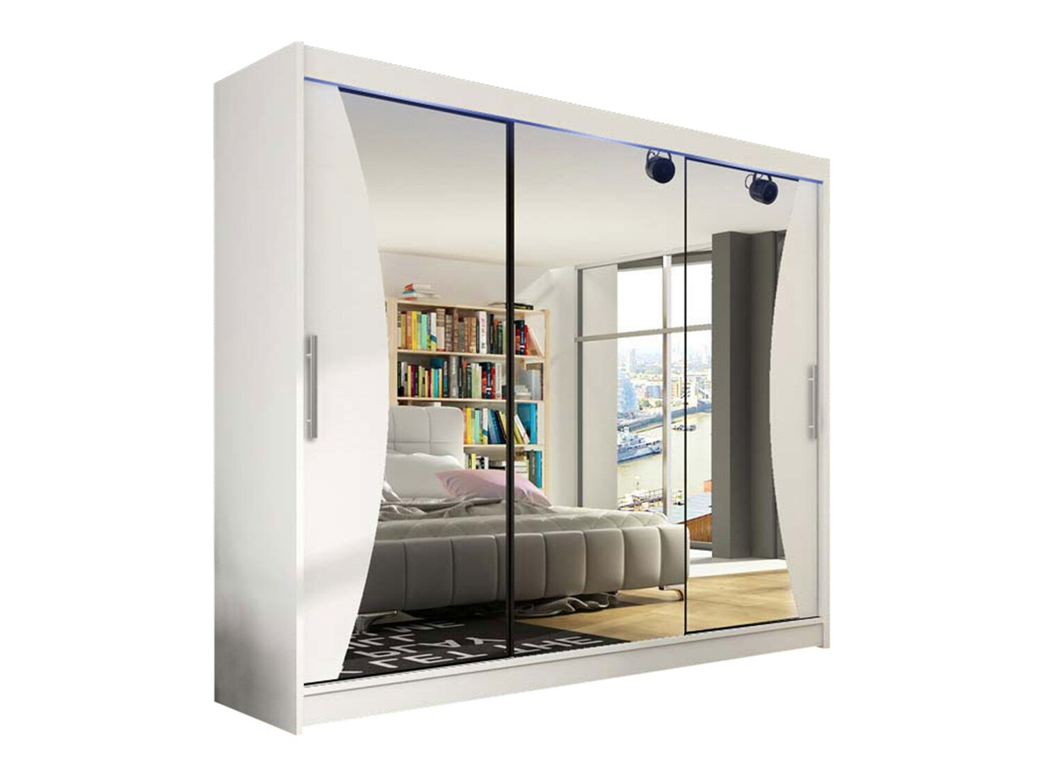 Riidekapp Closico Ordo IV (Valge)