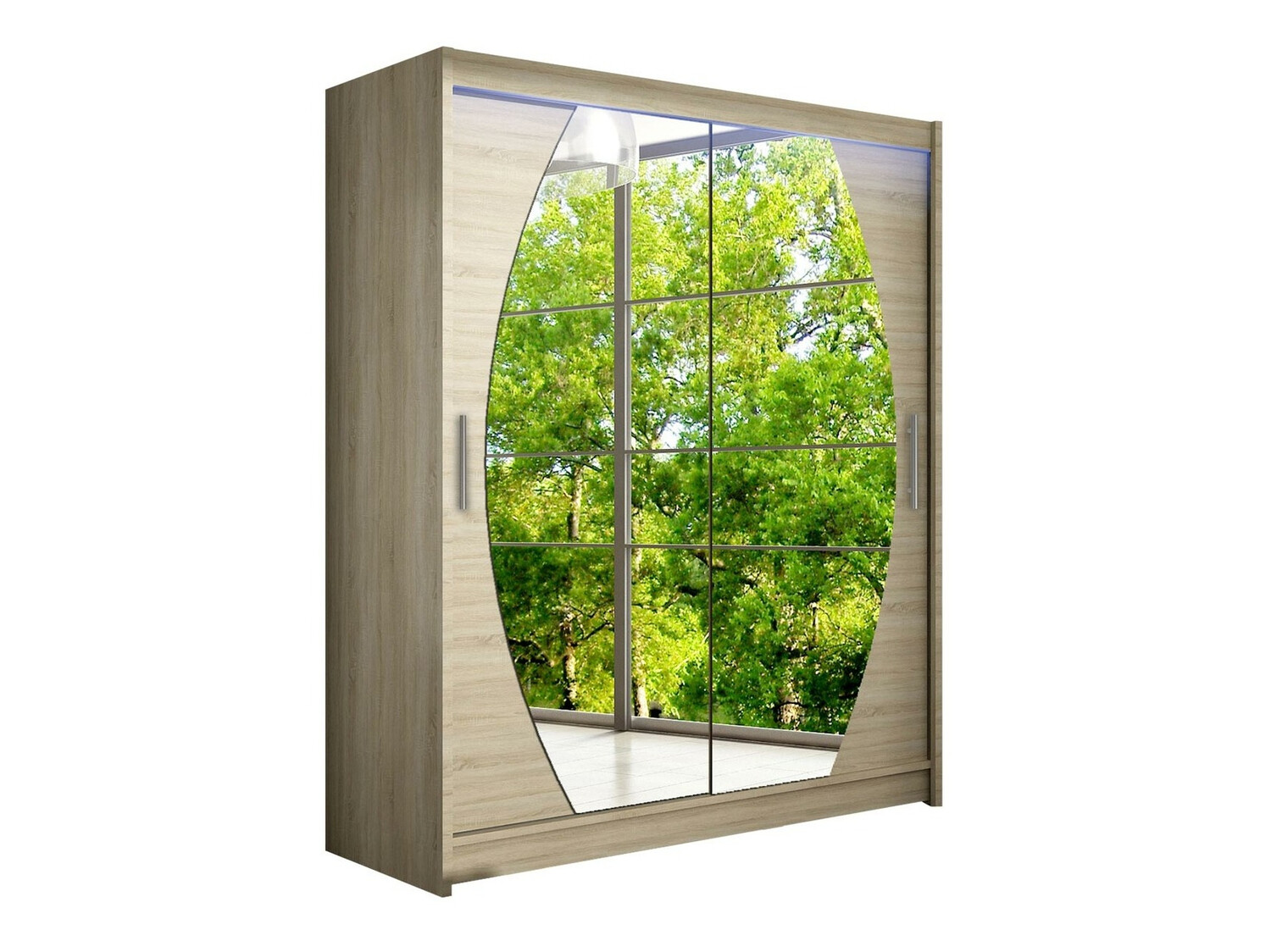 Riidekapp Closico 121 (Sonoma tamm)