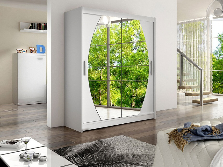 Riidekapp Closico 121 (Valge)