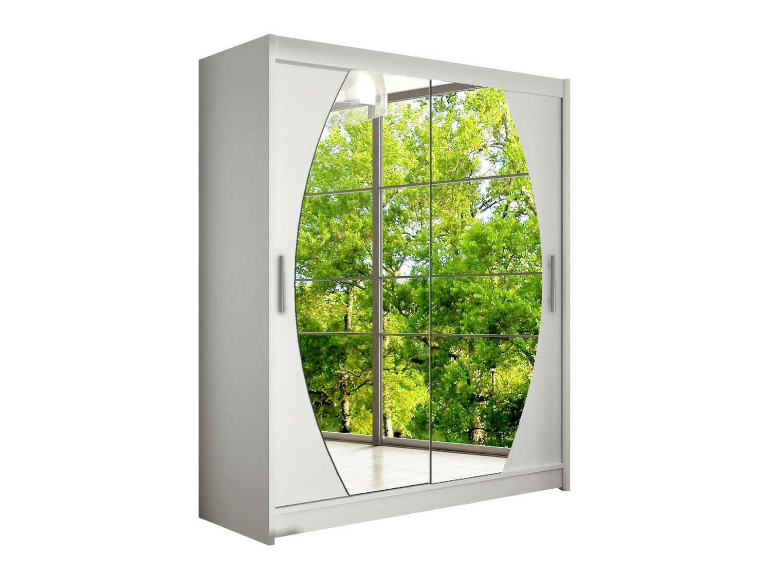 Riidekapp Closico 121 (Valge)