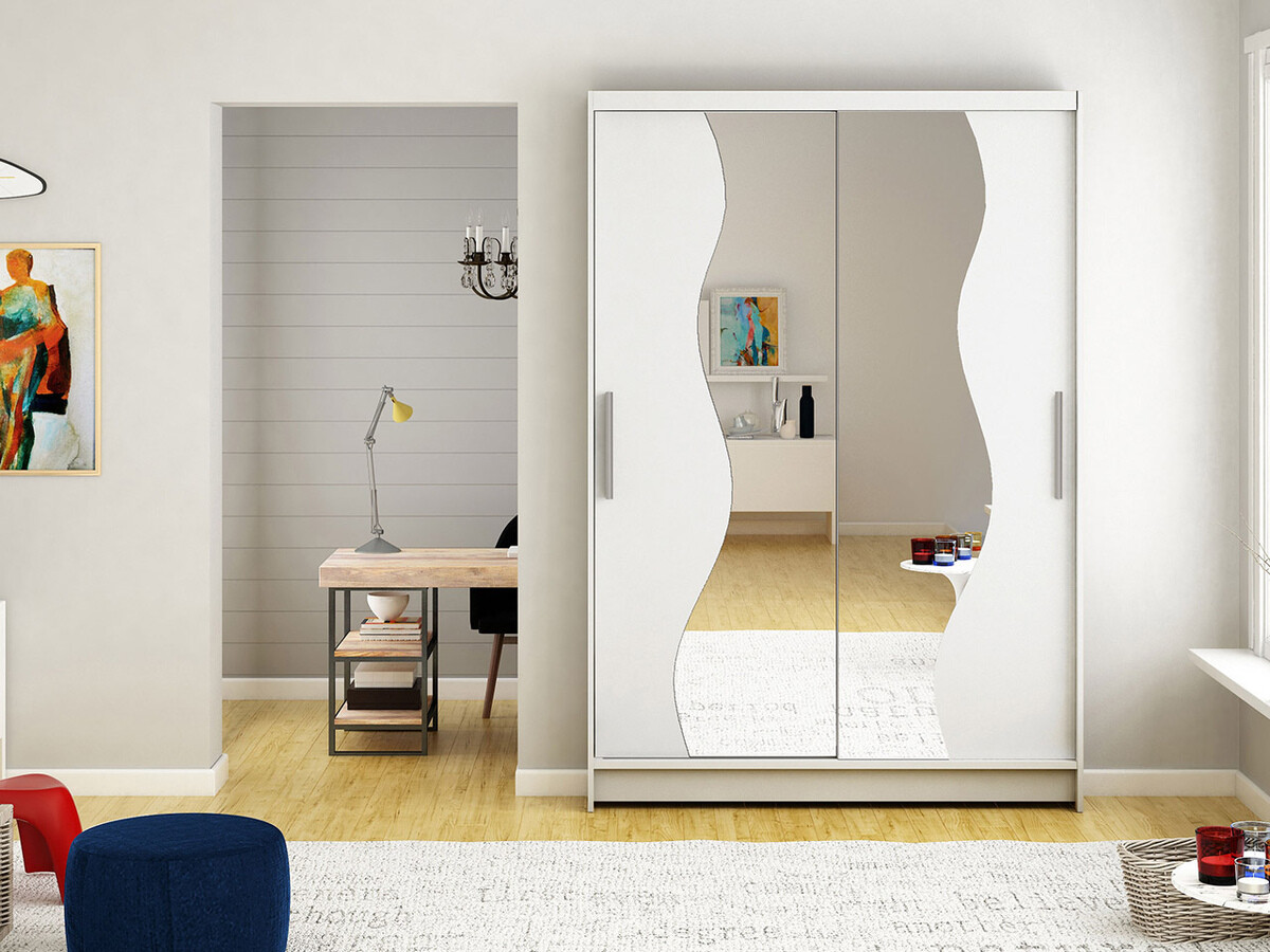 Riidekapp Closico 139 (Valge)