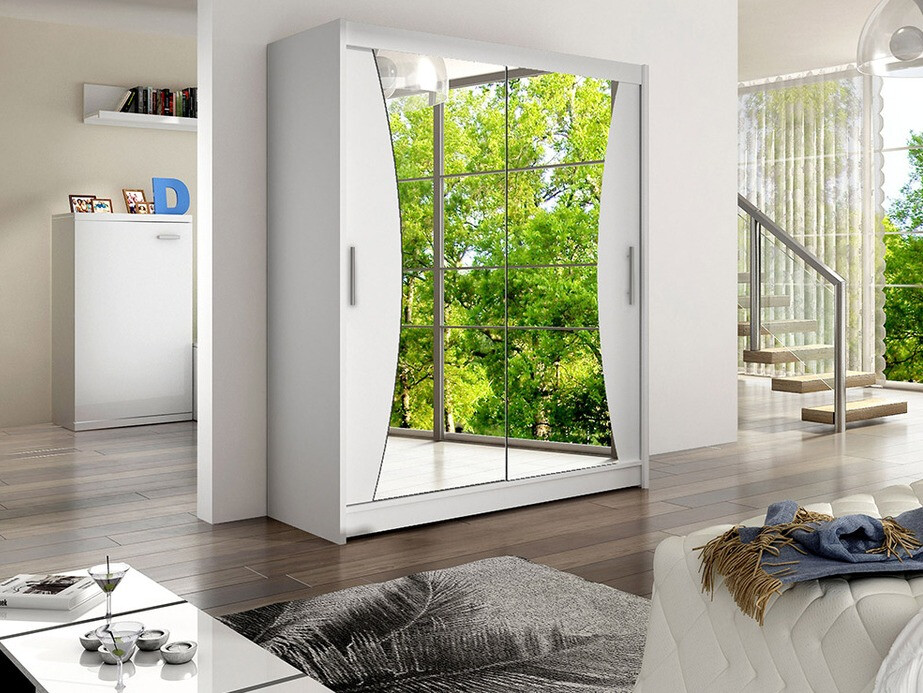 Riidekapp Closico 116 (Valge)