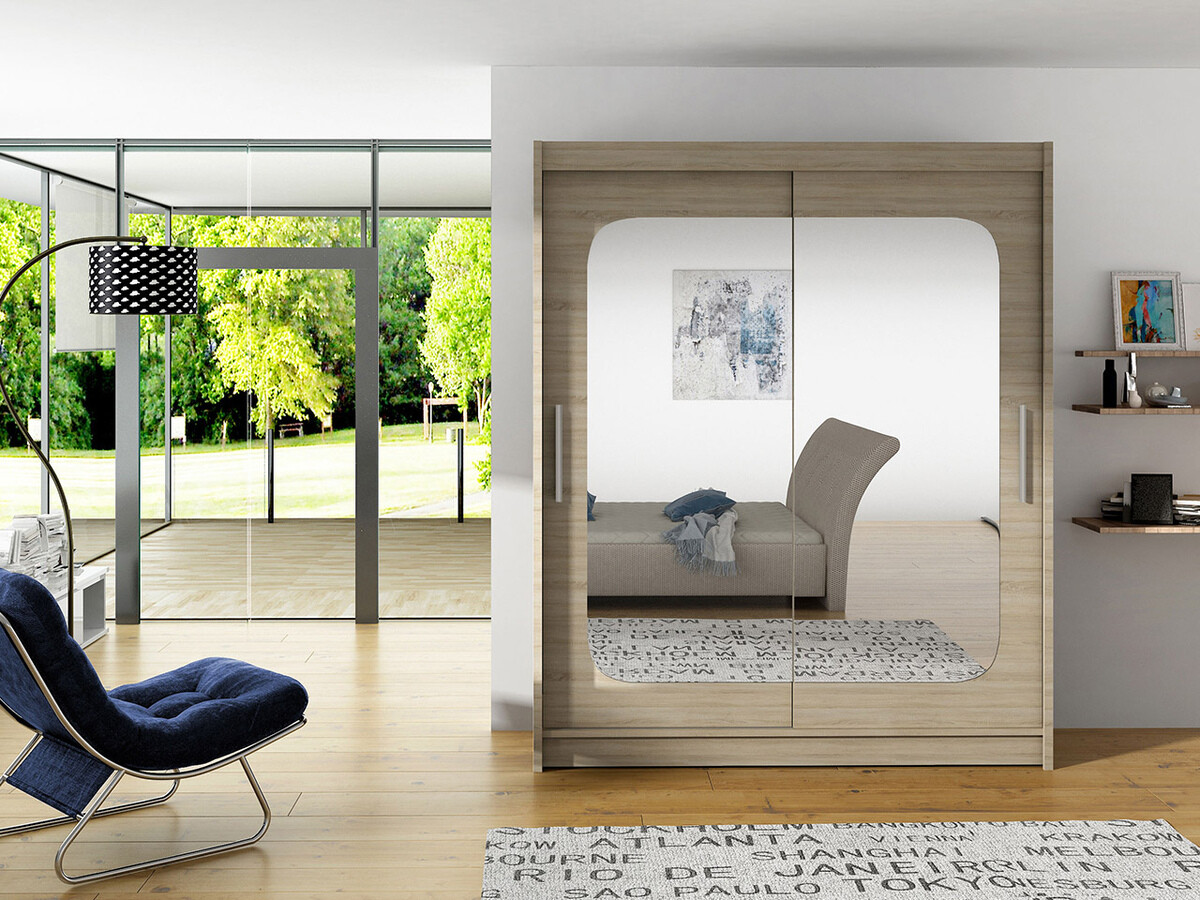 Riidekapp Closico 135 (Sonoma tamm)