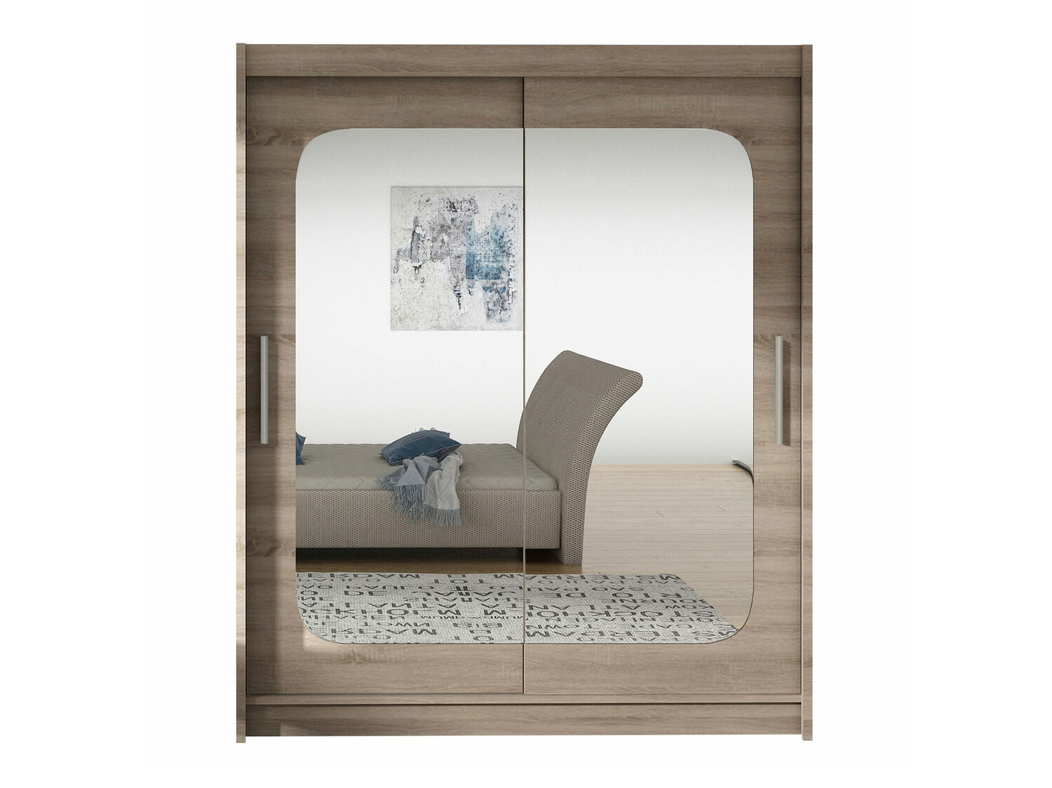 Riidekapp Closico 135 (Trühvel tamm)