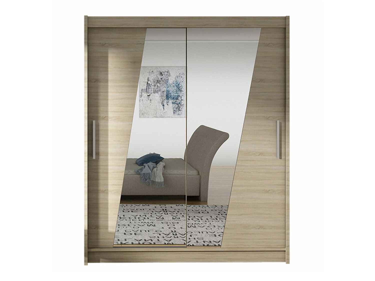 Riidekapp Closico 155 (Sonoma tamm)