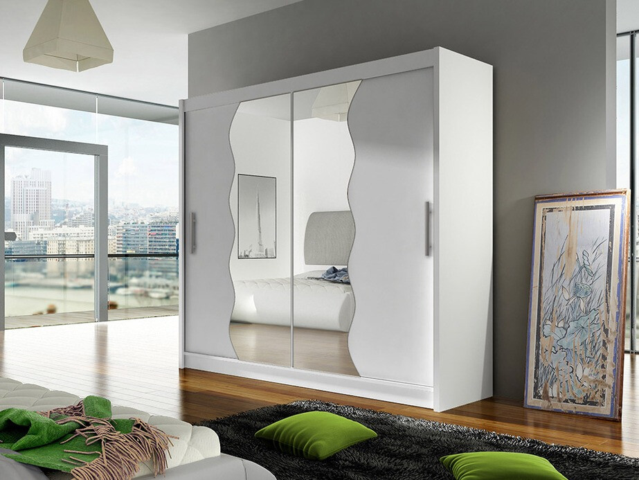 Riidekapp Closico Pallor X (Valge)