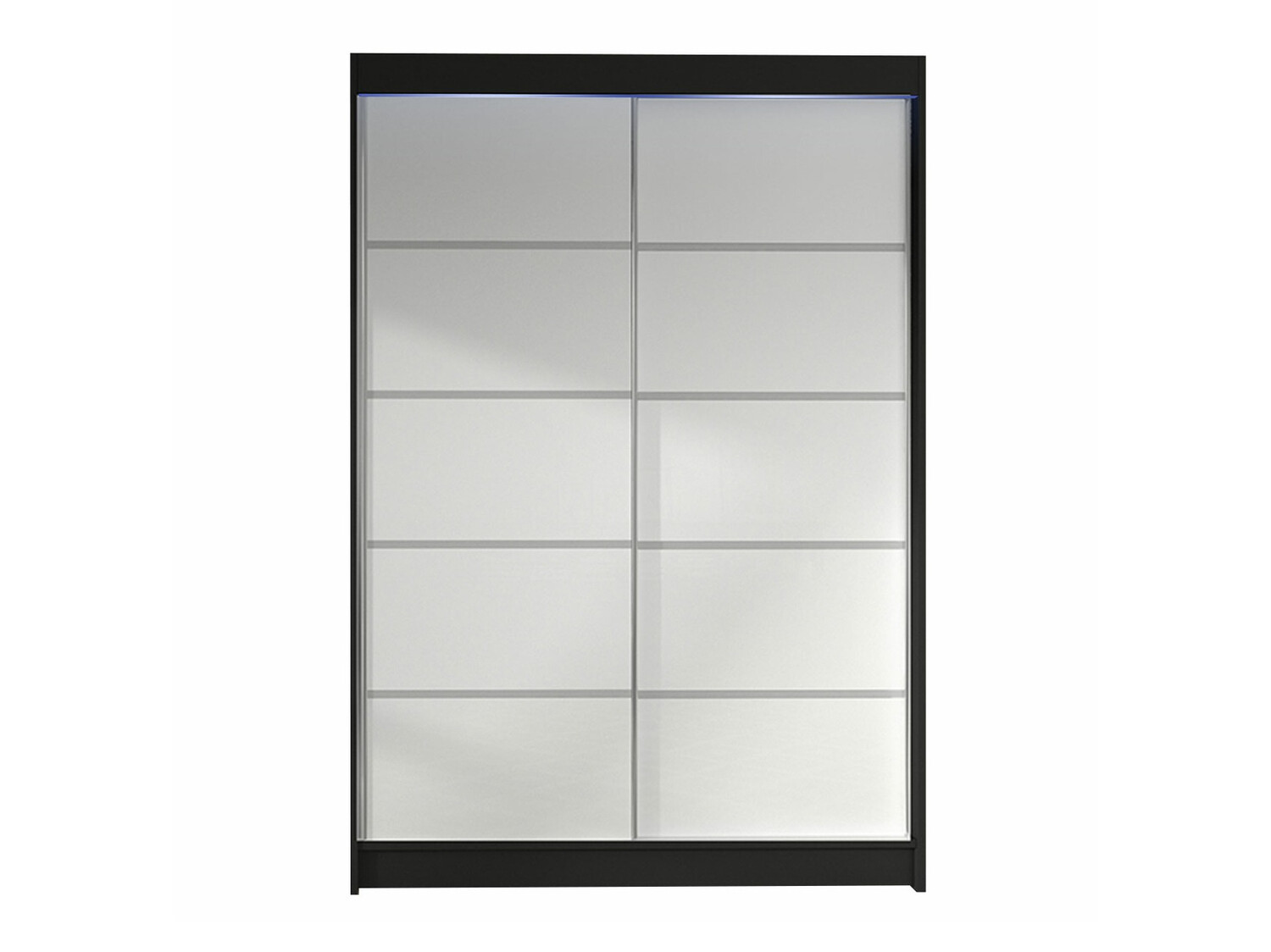 Riidekapp Closico Salvor IV (Must + Valge)