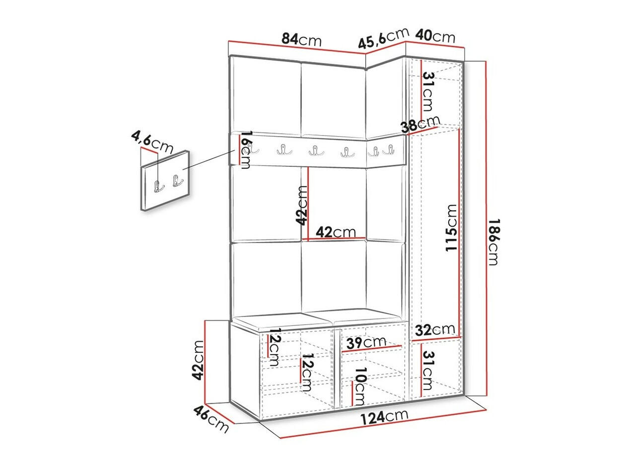 Esikukomplekt Hartford 277 (Manila 02)