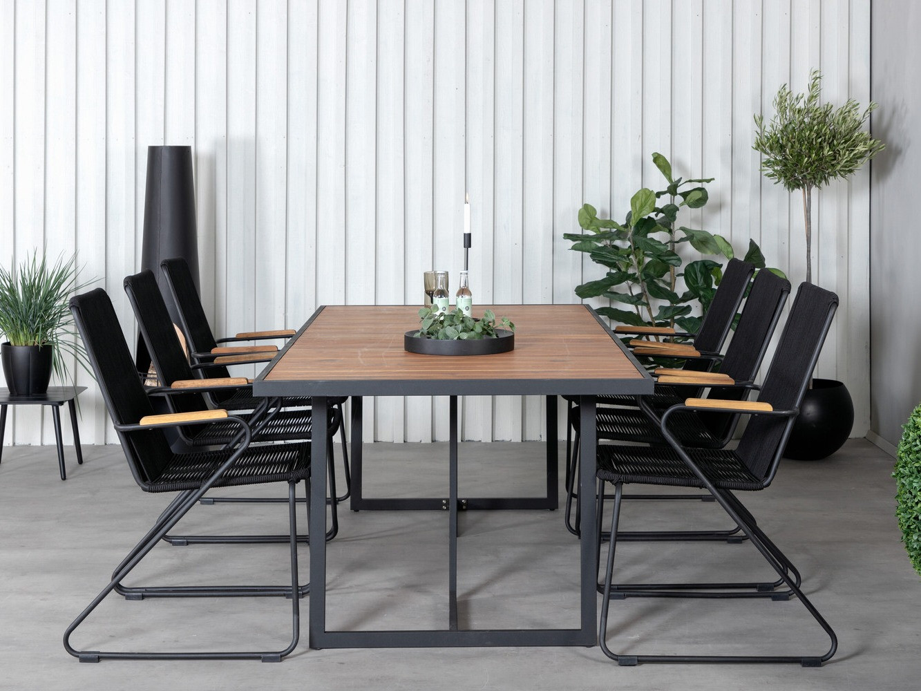 Laua ja toolide komplekt Dallas 2913