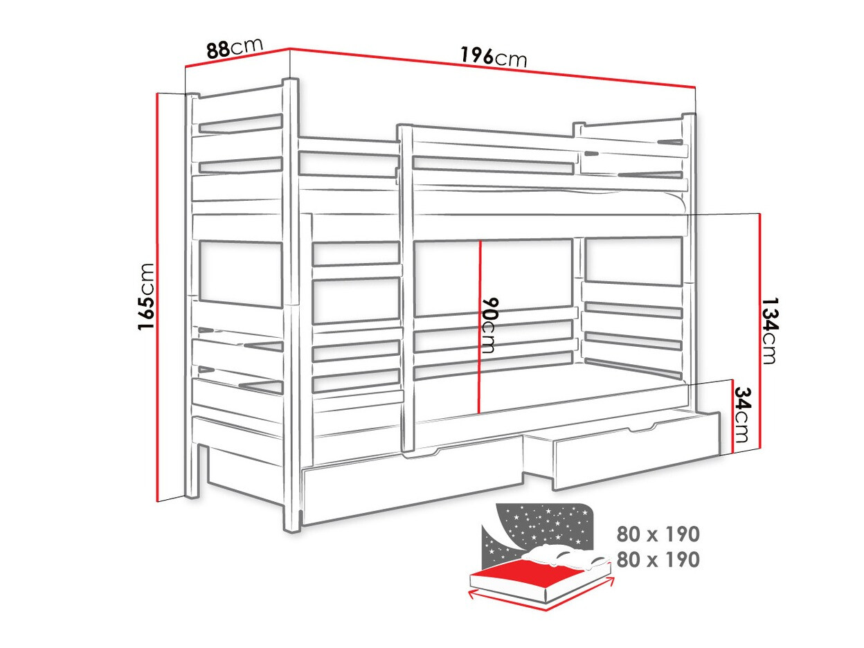 Narivoodi Ogden 100 (Antratsiit)
