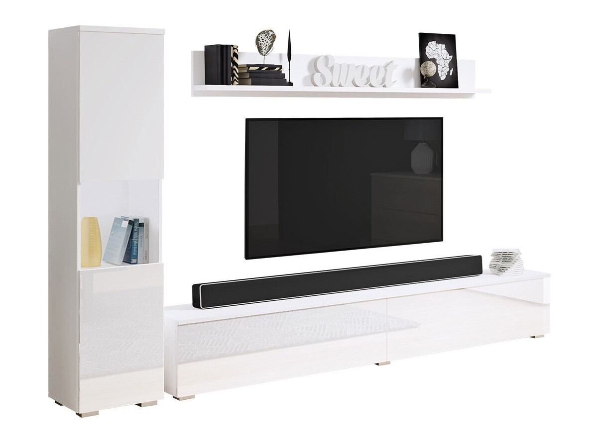 Elutoa komplekt Sarasota 130 (Valge + Läikiv valge)