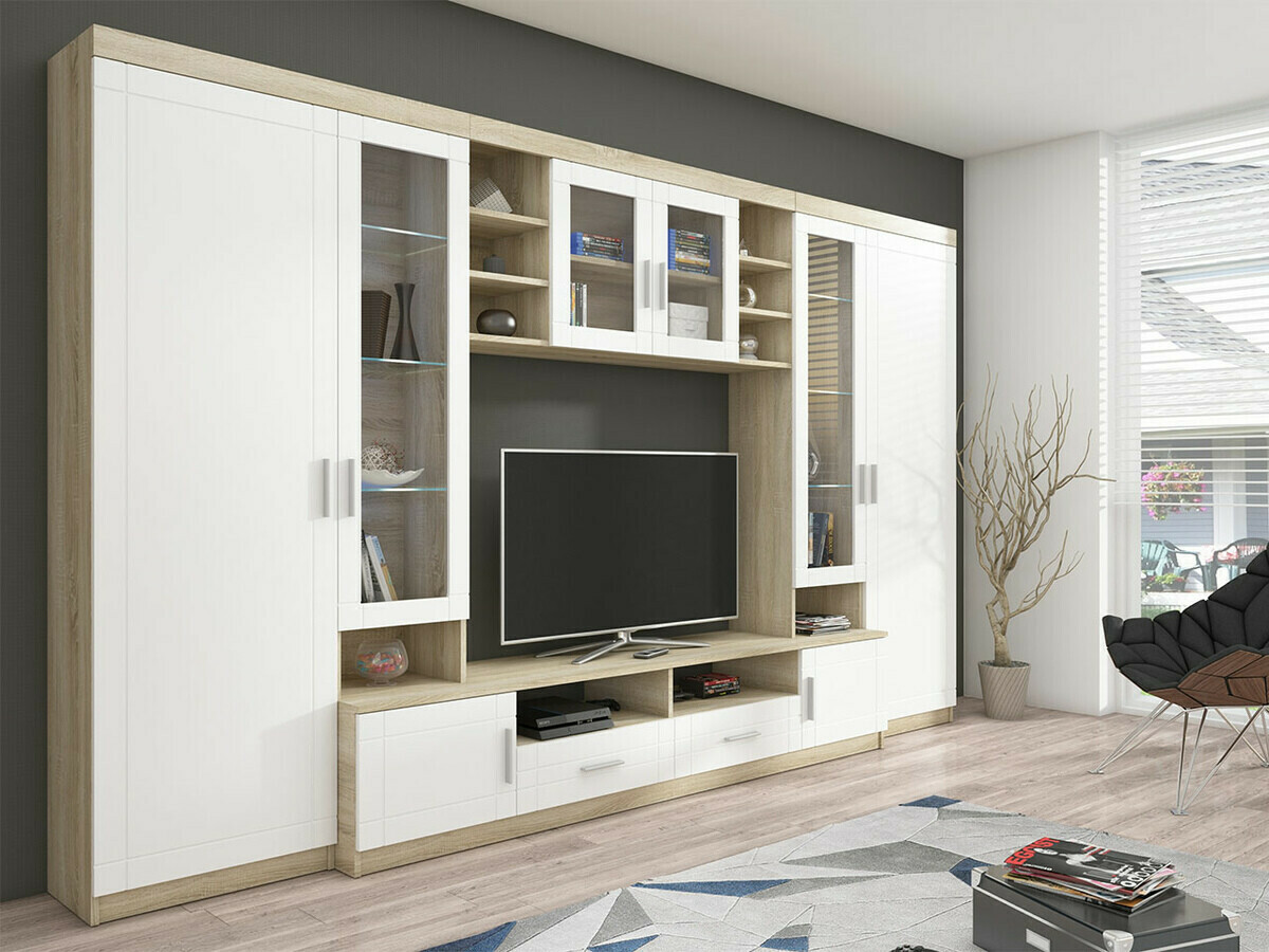 Elutoa komplekt Tucson 108 (Sonoma tamm + Valge)