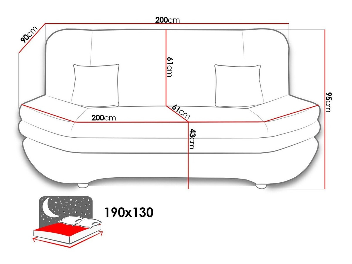 Diivanvoodi Comfivo 234 (Lawa 05)