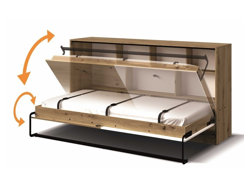 Kappvoodi Mirelbu 114 (Artisan tamm + Läikiv valge)