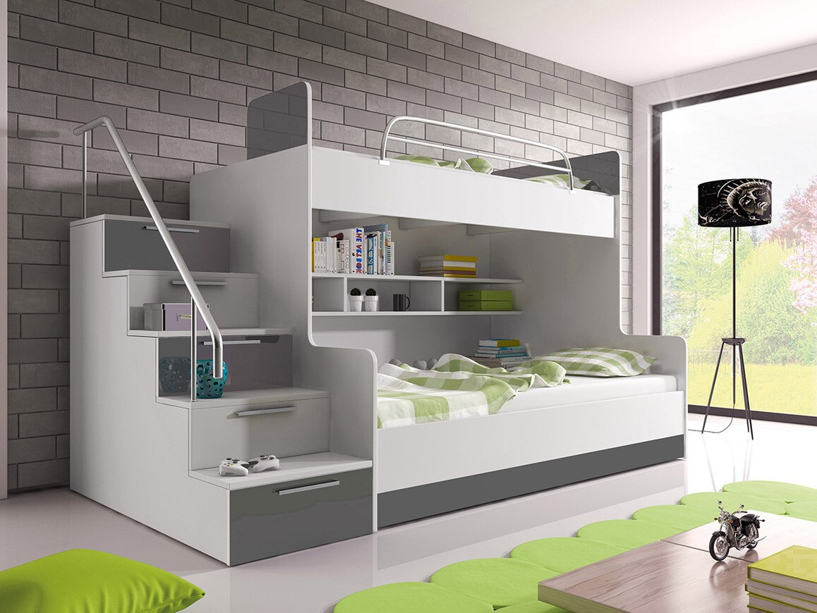 Narivoodi Salmere 111 (Valge + Läikiv valge + Läikiv hall)