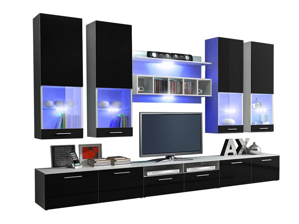 Elutoa komplekt Caelum (Valge + Läikiv must)