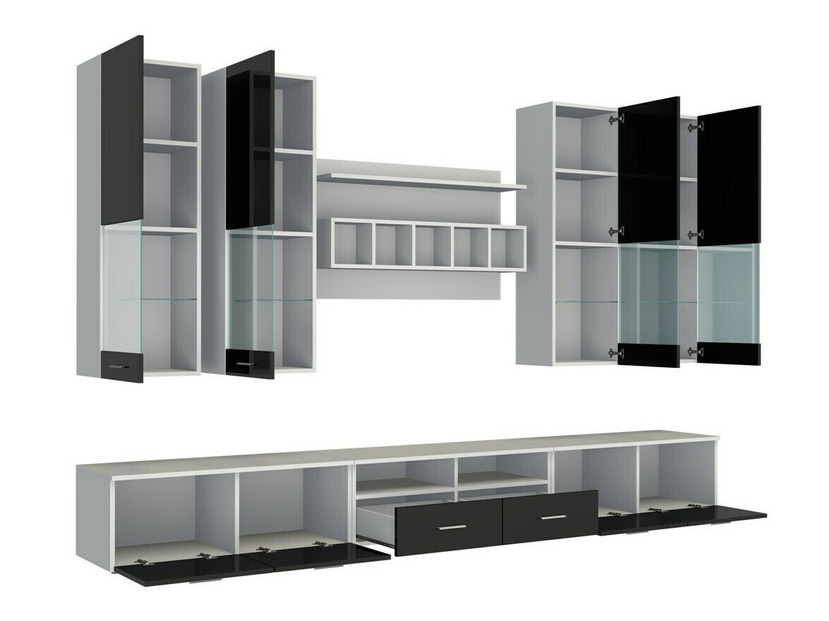 Elutoa komplekt Caelum (Valge + Läikiv valge)