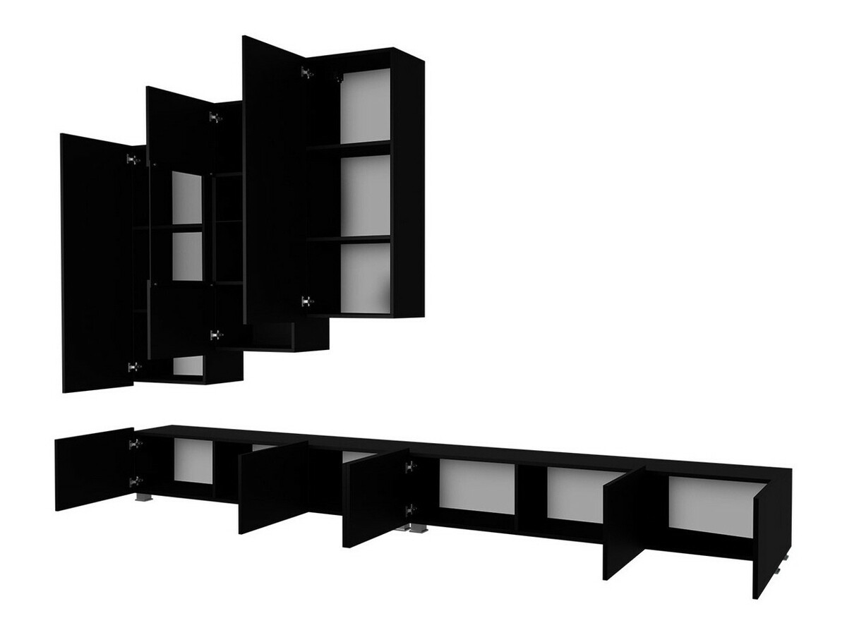 Elutoa komplekt Tivdalu 133 (Valge + Läikiv valge + Must + Läikiv must)