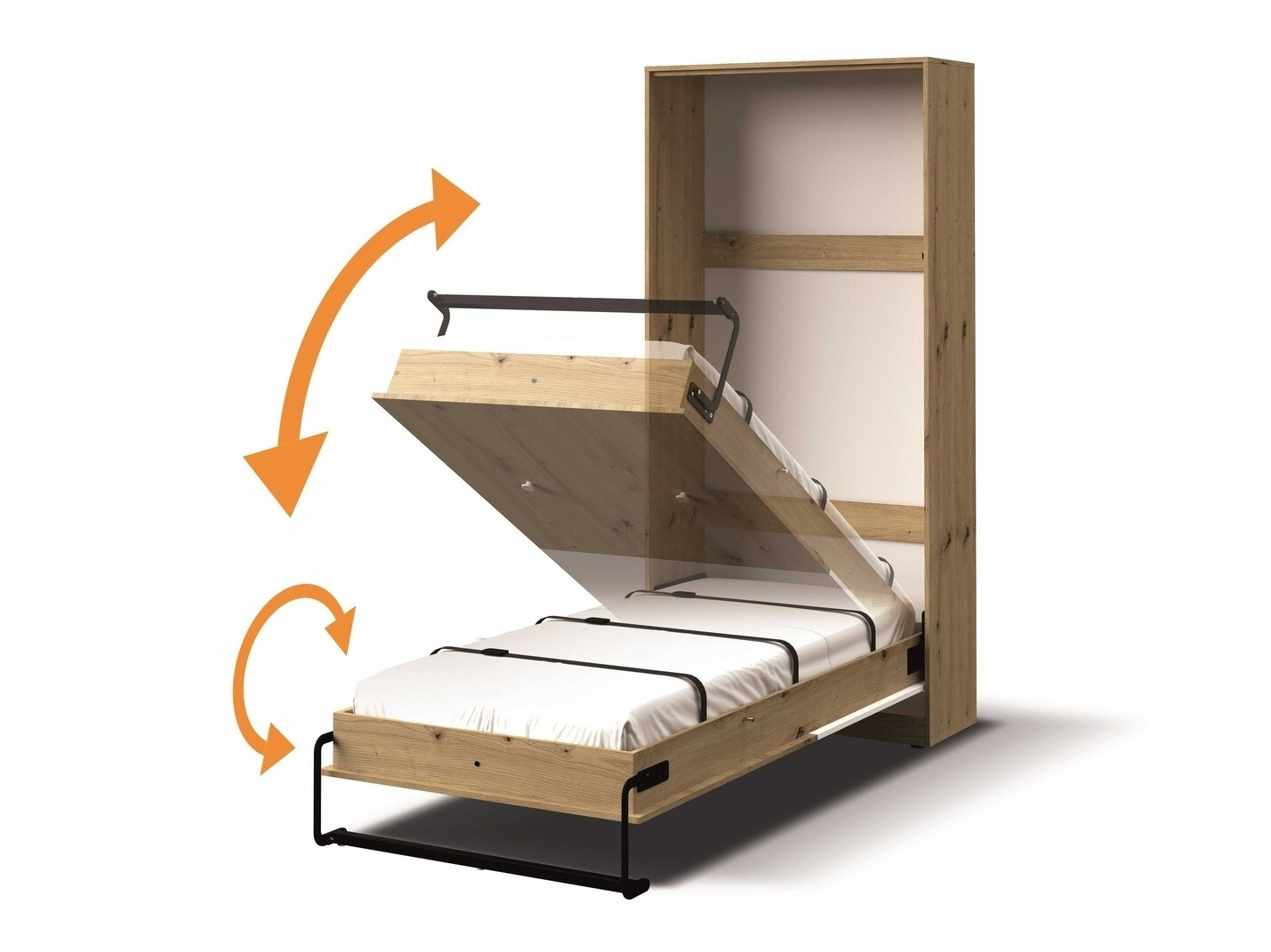 Kappvoodi Mirelbu 113 (Artisan tamm + Valge + Must)