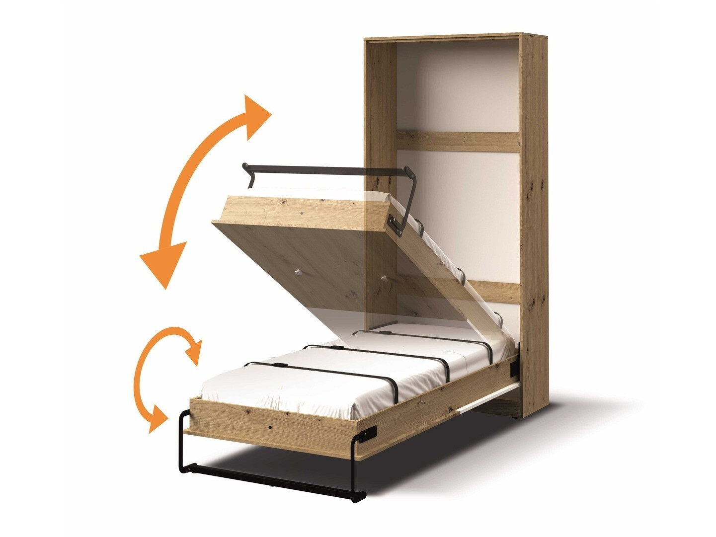 Kappvoodi Mirelbu 113 (Artisan tamm + Valge)