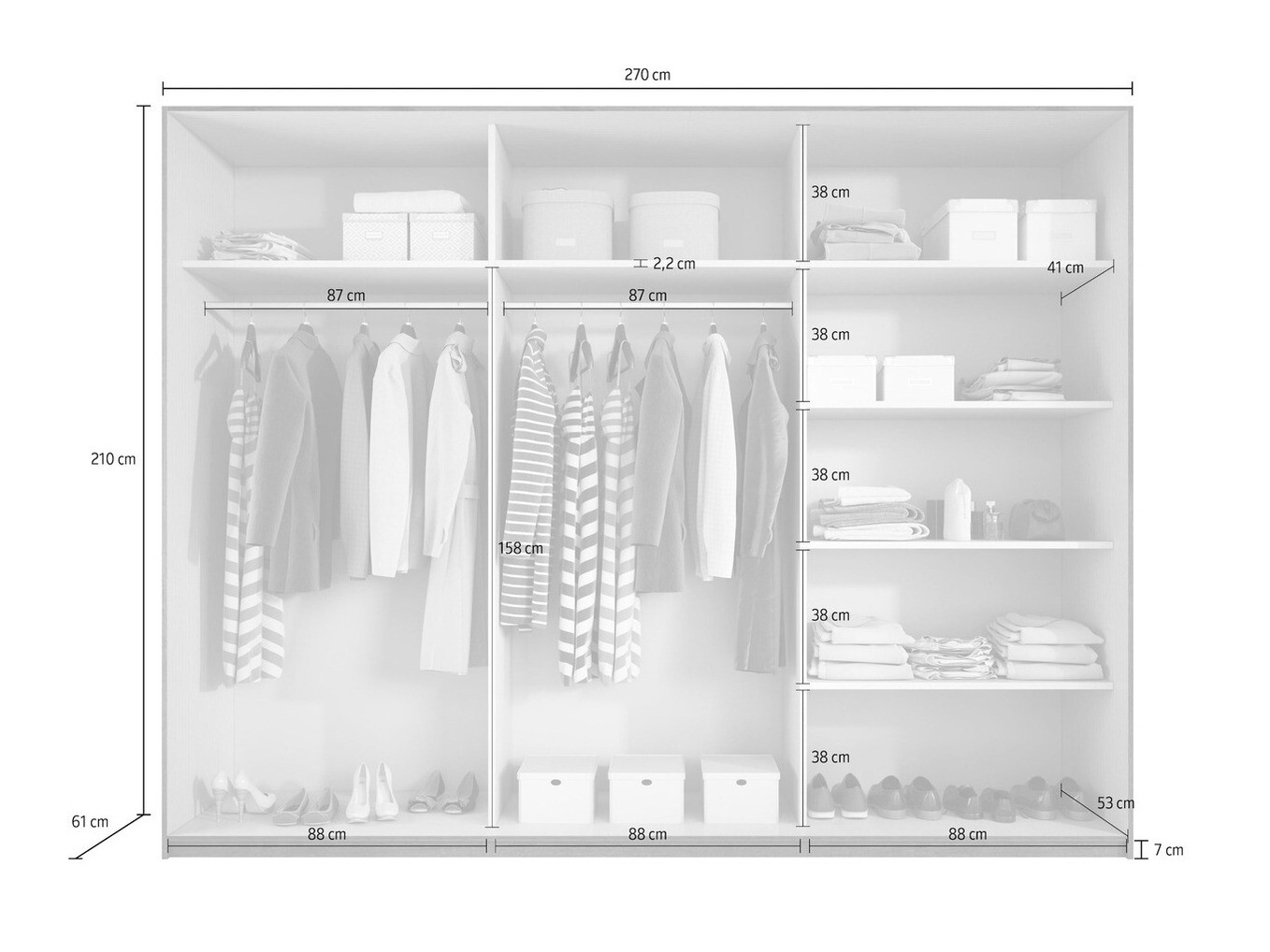 Riidekapp Levruvu 103