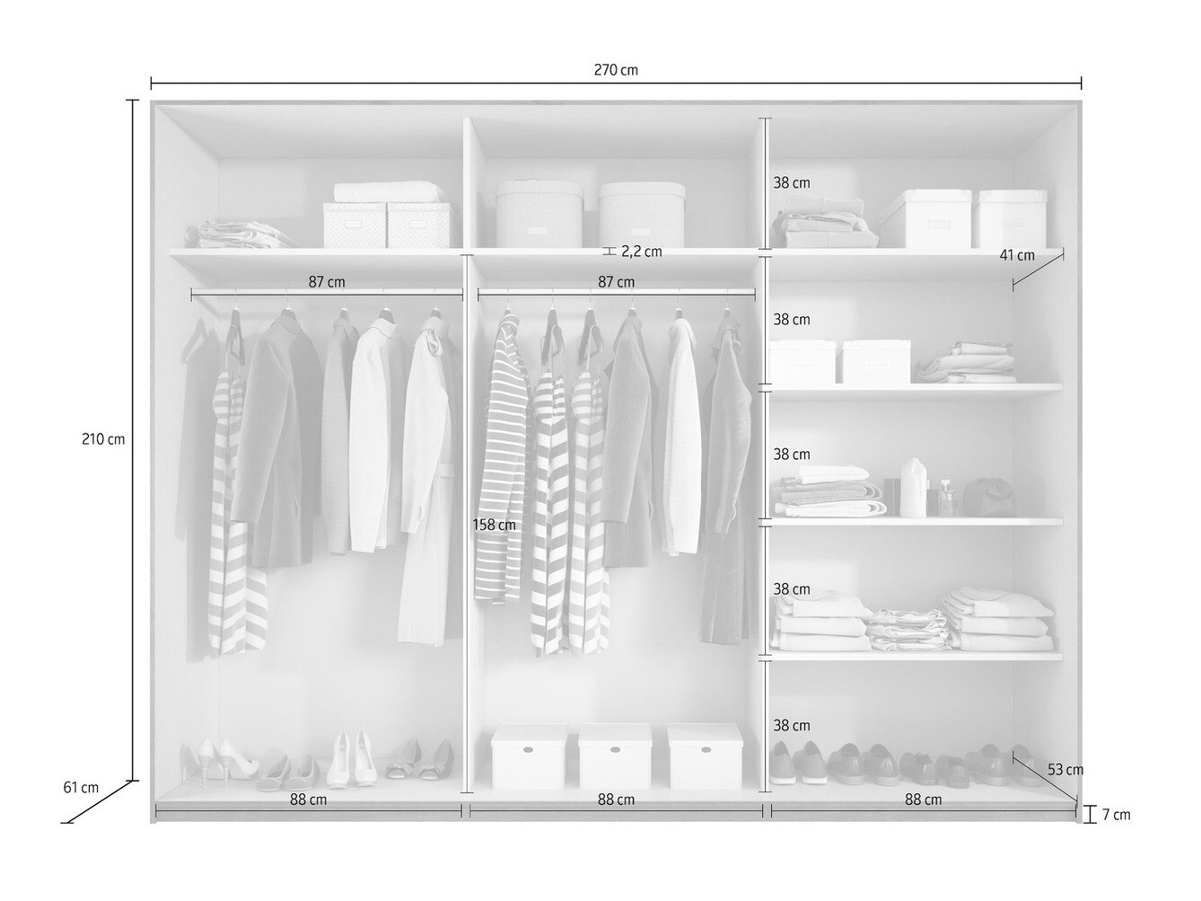 Riidekapp Levruvu 112