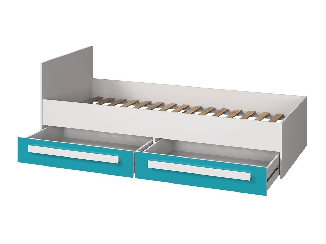 Voodi Merevari 102 (Valge + Läikiv valge + Hall)