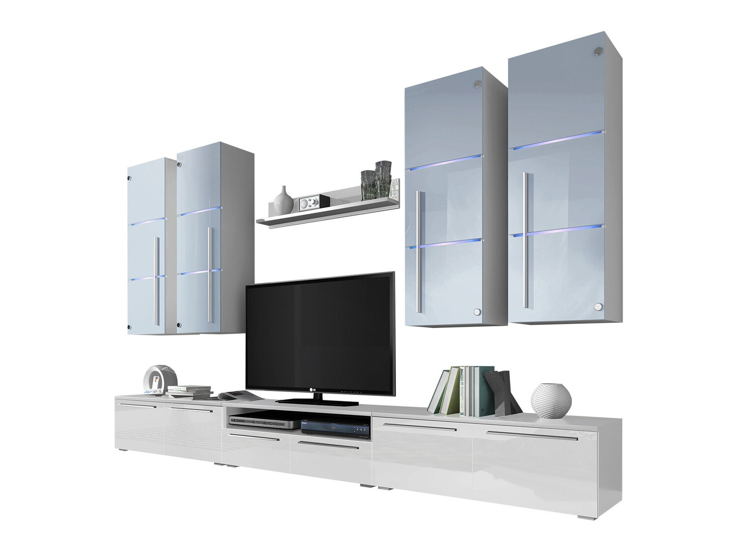 Elutoa komplekt Flos (Valge + Läikiv valge)