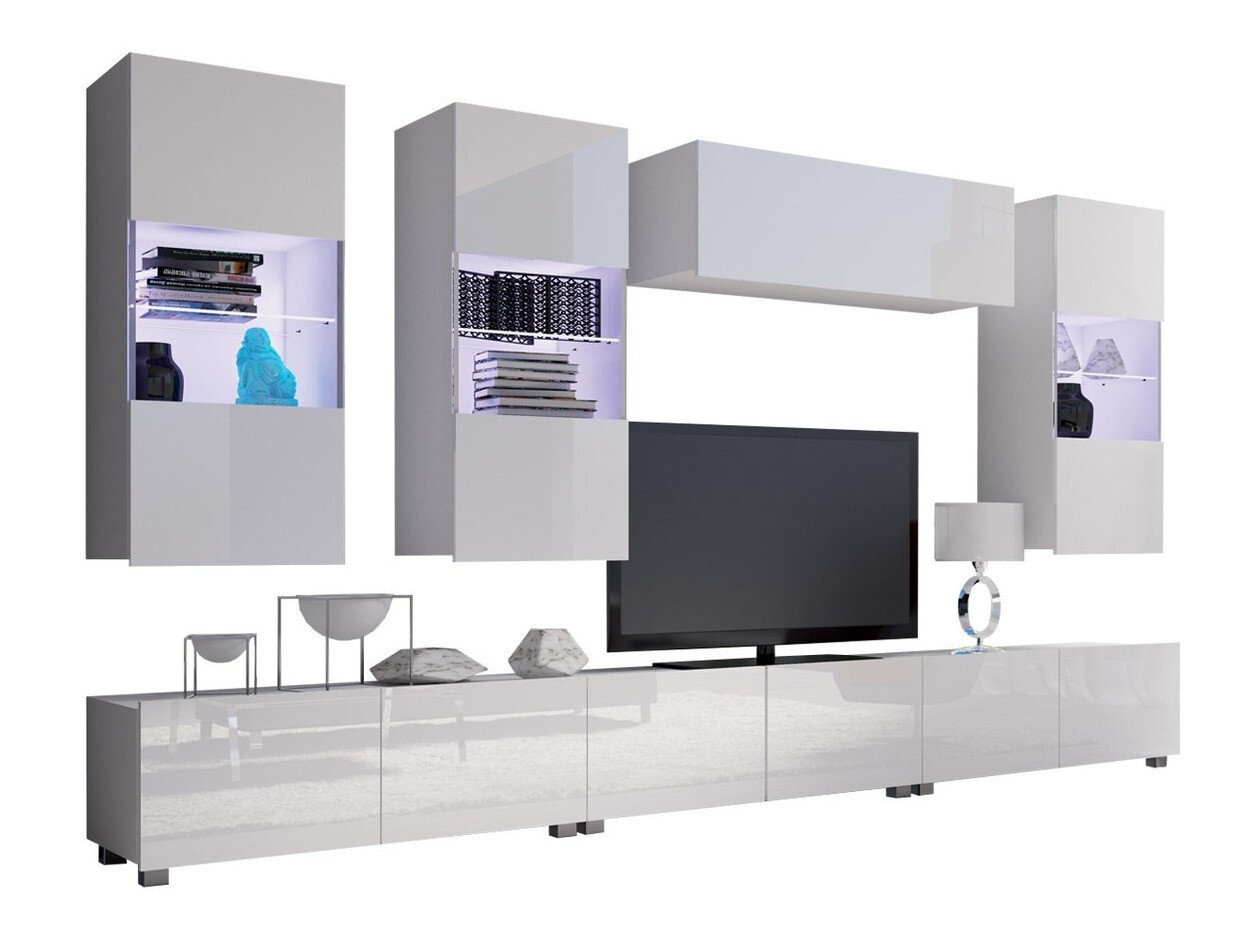 Elutoa komplekt Tivdalu 121 (Valge + Läikiv valge)